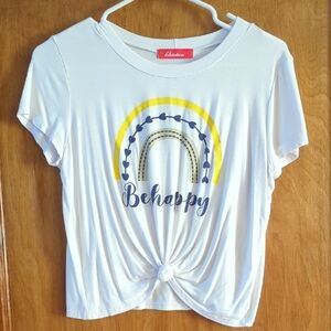 Women's Graphic Shirt With Knot